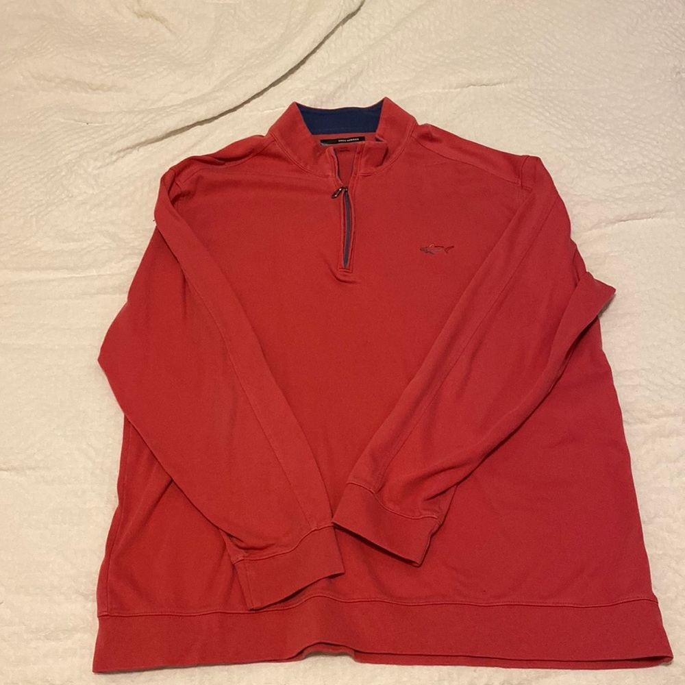 XXL Coral Greg Norman long sleeve 1/4 zip